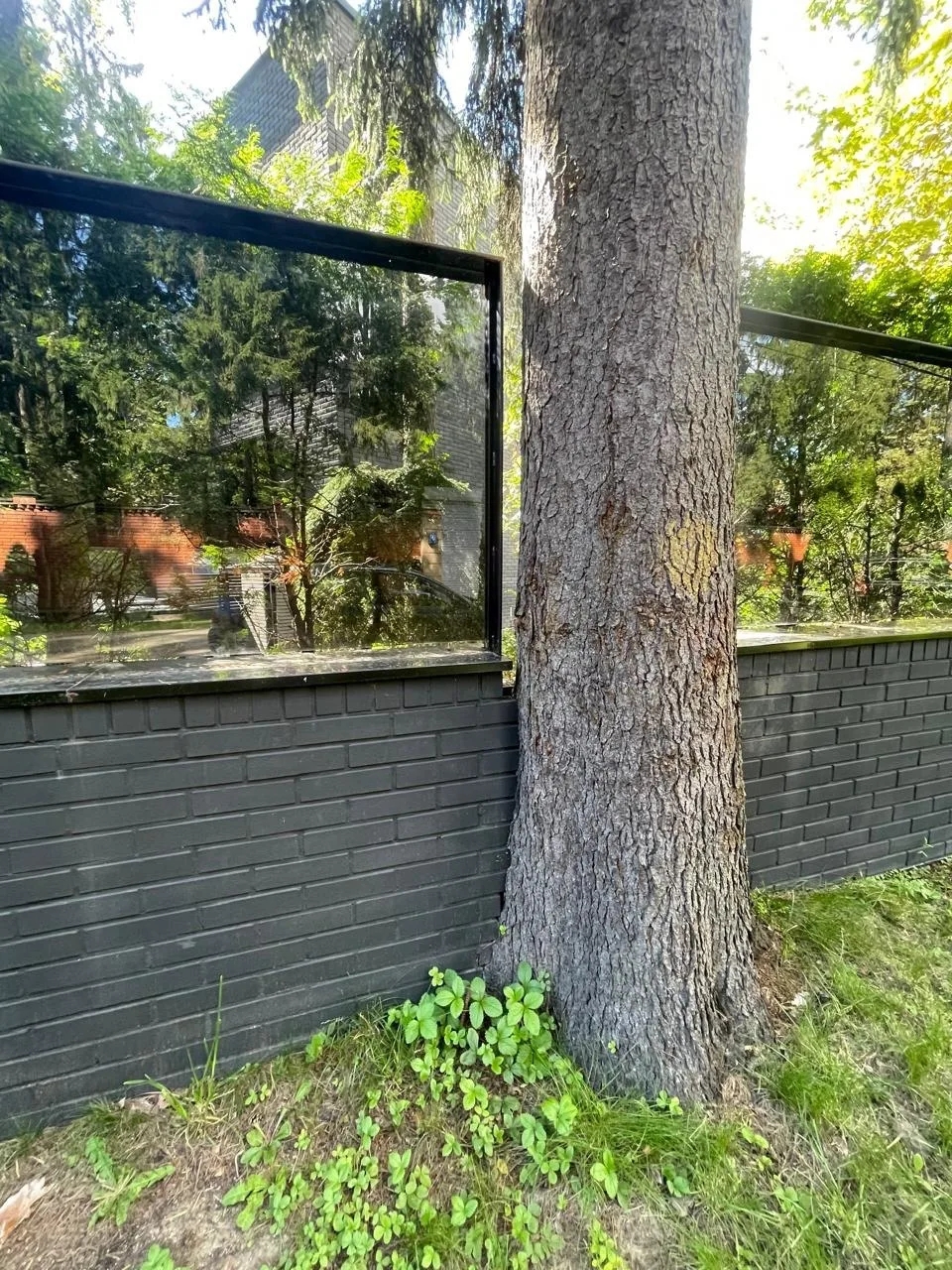 Уличное ограждение террасы